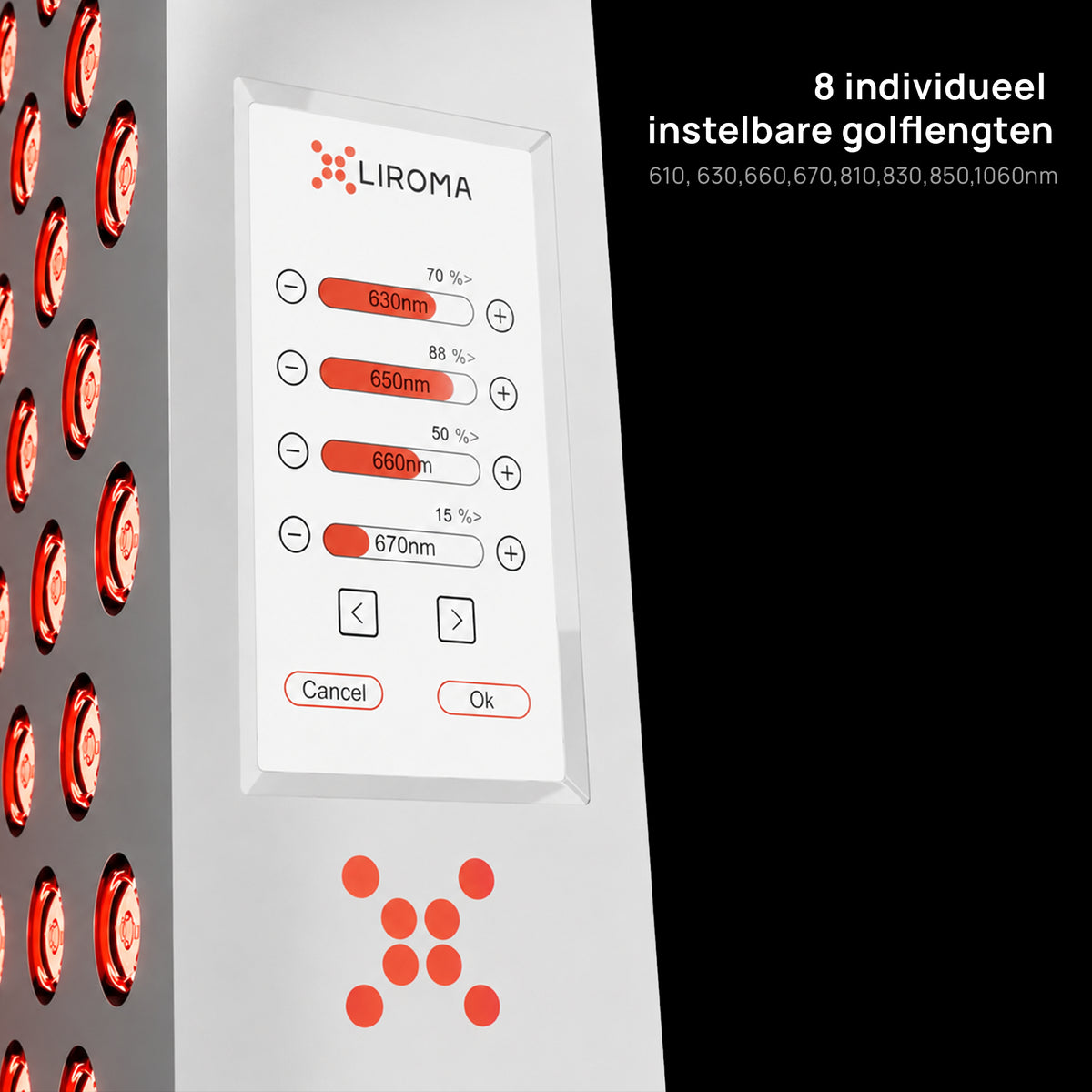 PrimeFORCE Advanced Gen5 (Rødlysterapi) – Ideel til hjemmet – Dual-chip – 64x23x6,5 cm