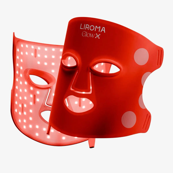 GLOW® LED-ansigtsmaske - Lysterapi med nær-infrarødt lys og rødt lys