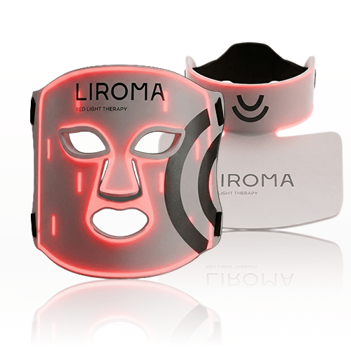 LIROMA GLOW® LED - Lysbehandlingsansigtsmaske med Infrarød & Rødlysterapi