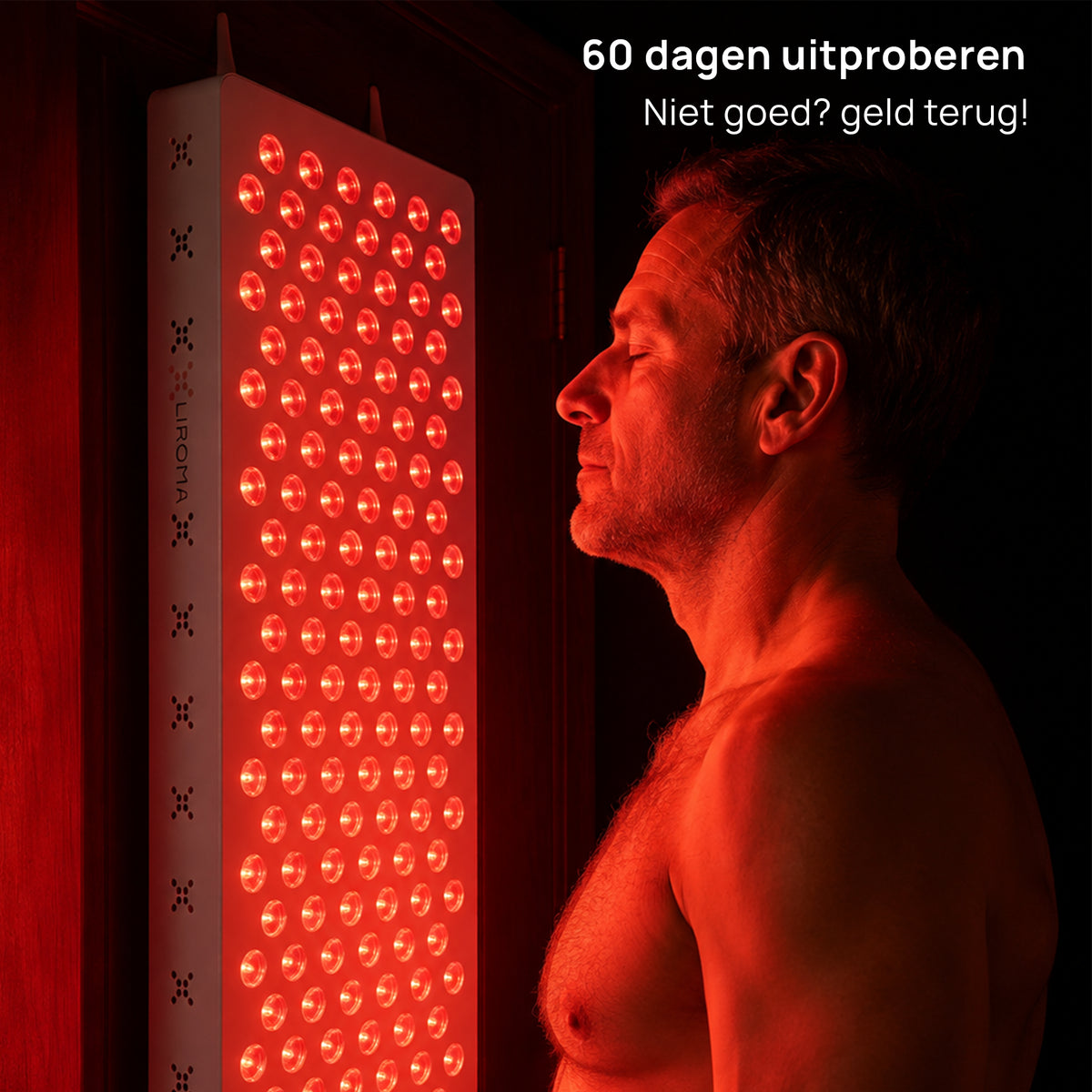 PrimeFORCE Advanced Gen5 (Rødlysterapi) – Ideel til hjemmet – Dual-chip – 64x23x6,5 cm